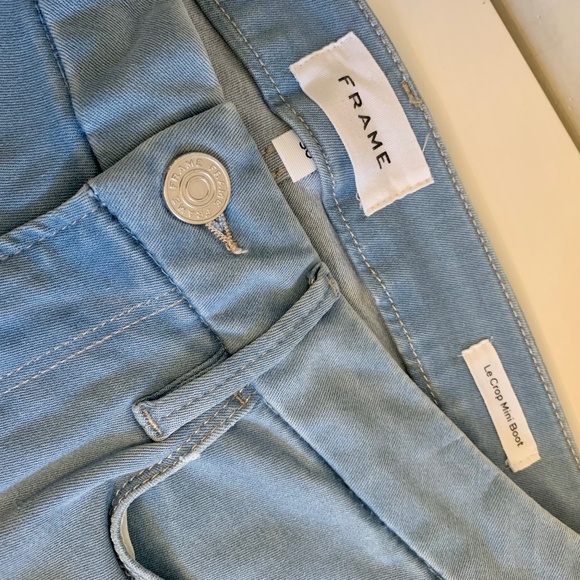 NEW Frame Denim Le Crop Mini Boot Jeans in Davenport Size 30 - Picture 5 of 14
